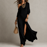 MATILDA | Asymmetric Maxi Dress