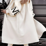 Elena | Women's Jacket with Knit Sleeves and Hood