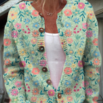 Foxfield | Vintage Floral Cardigan for Women