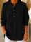 Neva | Buttoned Henley Tunic