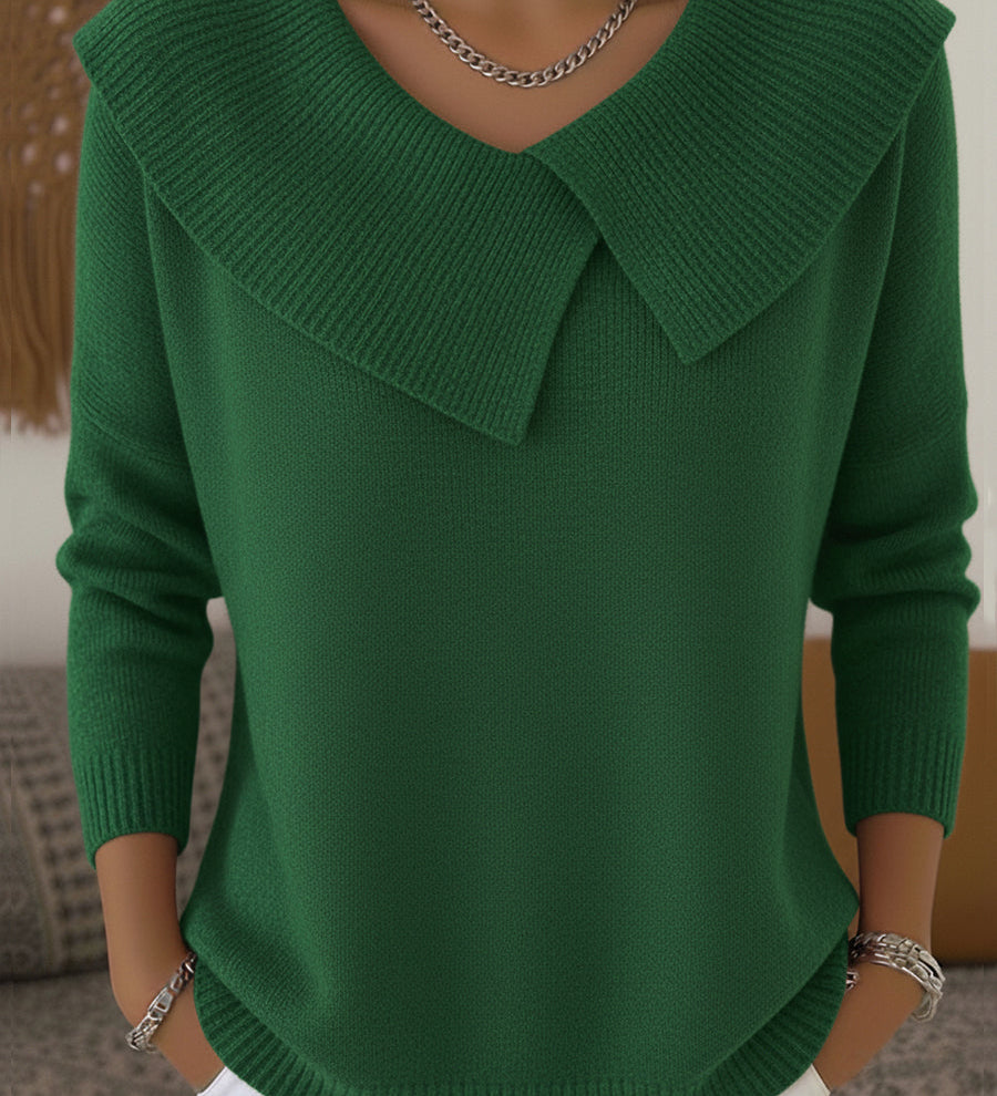 Sunnora | Warm Jumper with Soft Collar