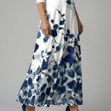 ROSALIND | Wrap V-Neck Floral Midi Dress