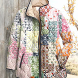 Gwendolyn | Evening Floral Quilted Jacket