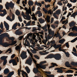 Adriana | Reversible Coat with Hood and Leopard Print