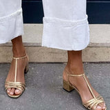 Alix - Everyday Golden Sandals