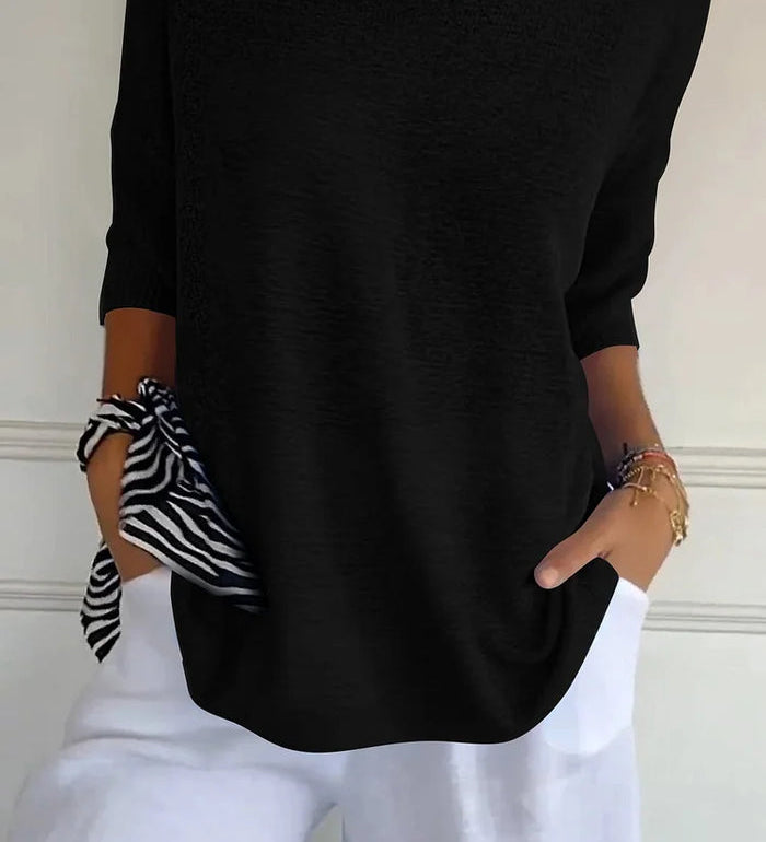 Kiara | Women's Oversized V-Neck Sweater Top