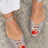 Isaure - Golden Braided Sandals