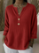 Lucinda | Buttoned Henley Top