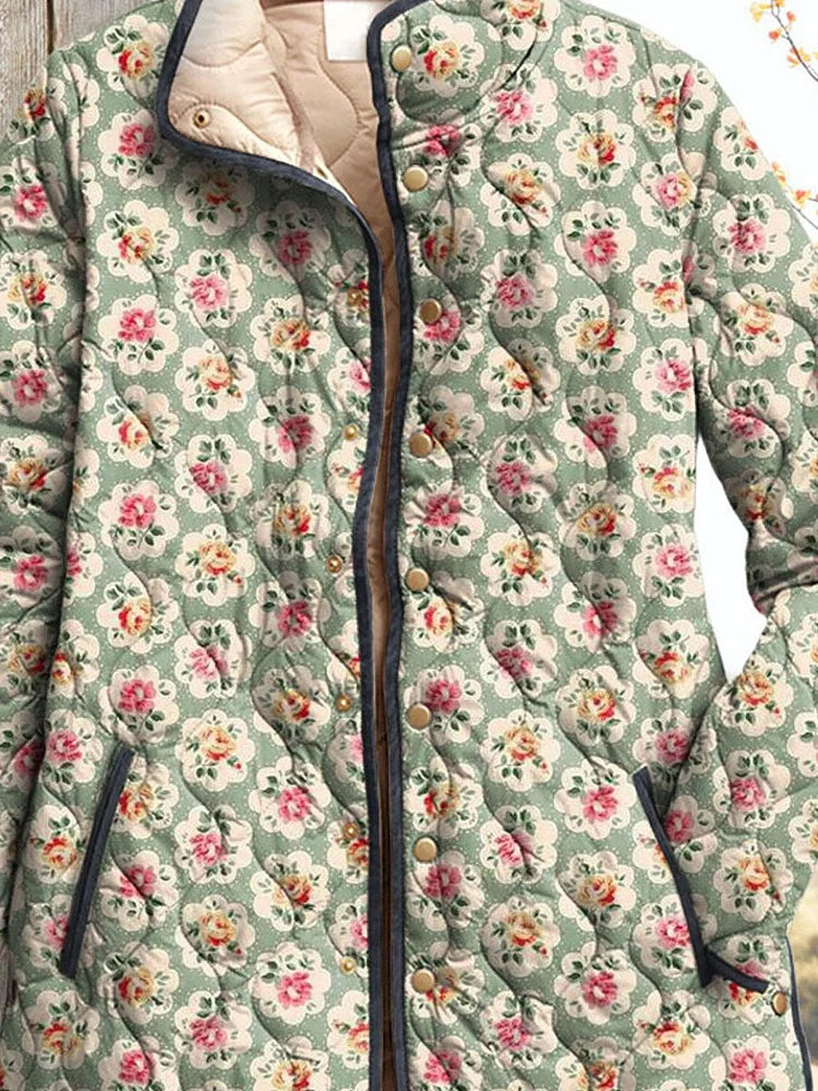 Eleanor | Country Bloom Quilted Jacket
