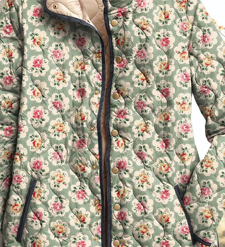 Eleanor | Country Bloom Quilted Jacket