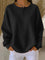 Mirabel | Cosy Waffle-Knit Henley Sweatshirt