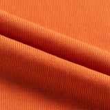Orange Hooded Cardigan with Buttons
