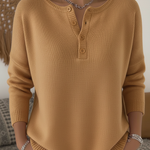 Blanche | Casual Button-Up Jumper