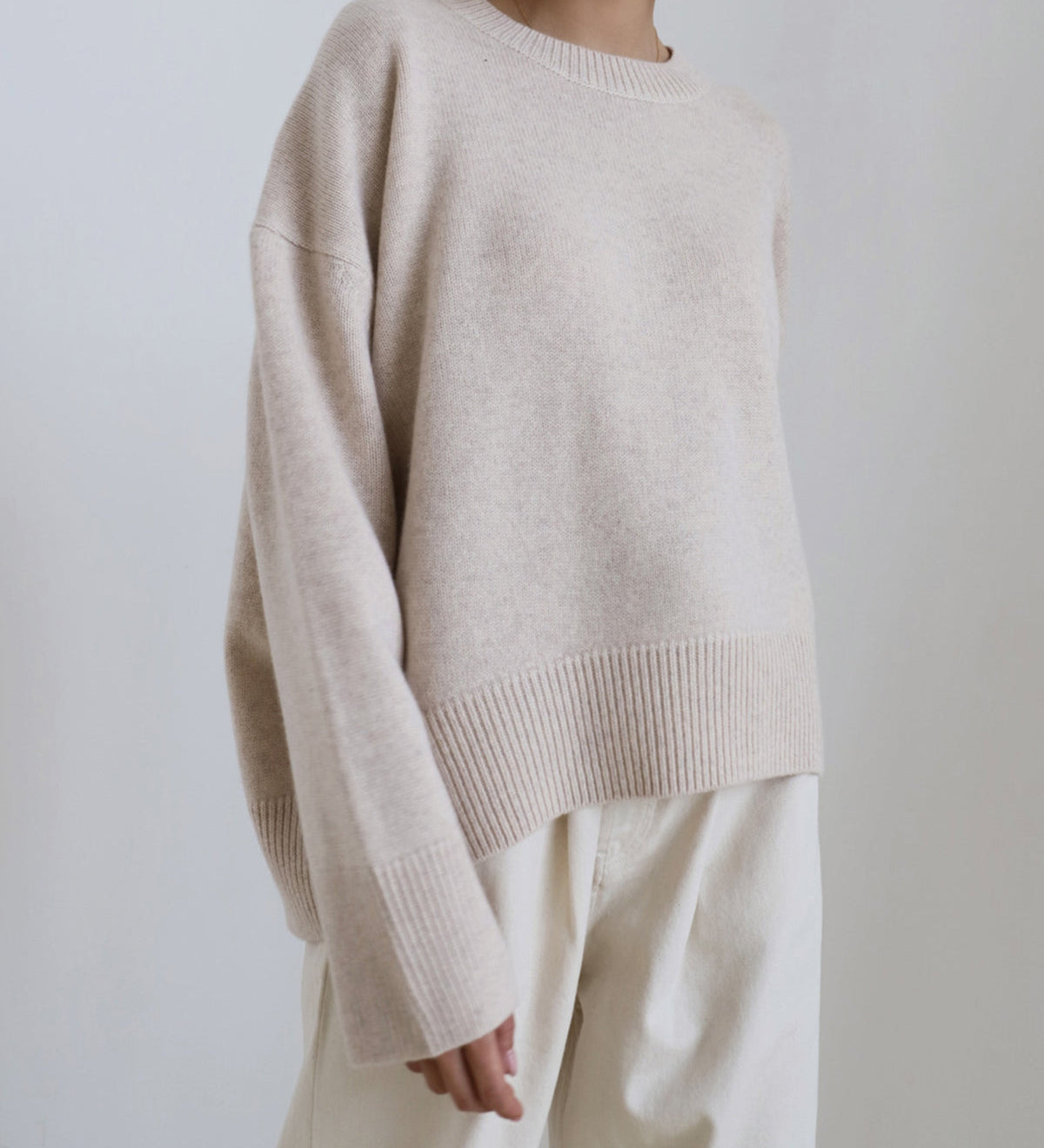 Orla | Oversized Crewneck Knit Sweater