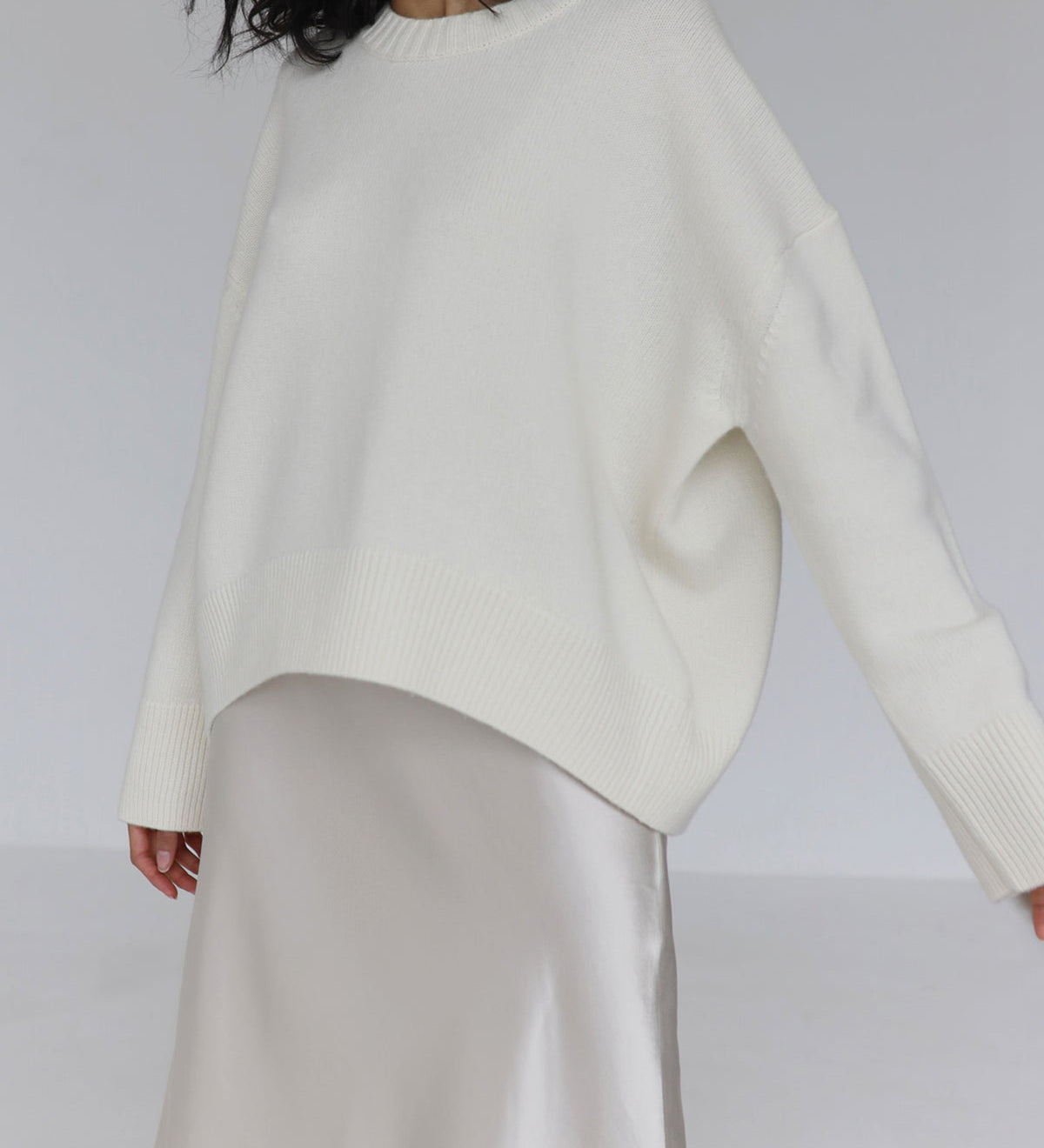 Orla | Oversized Crewneck Knit Sweater