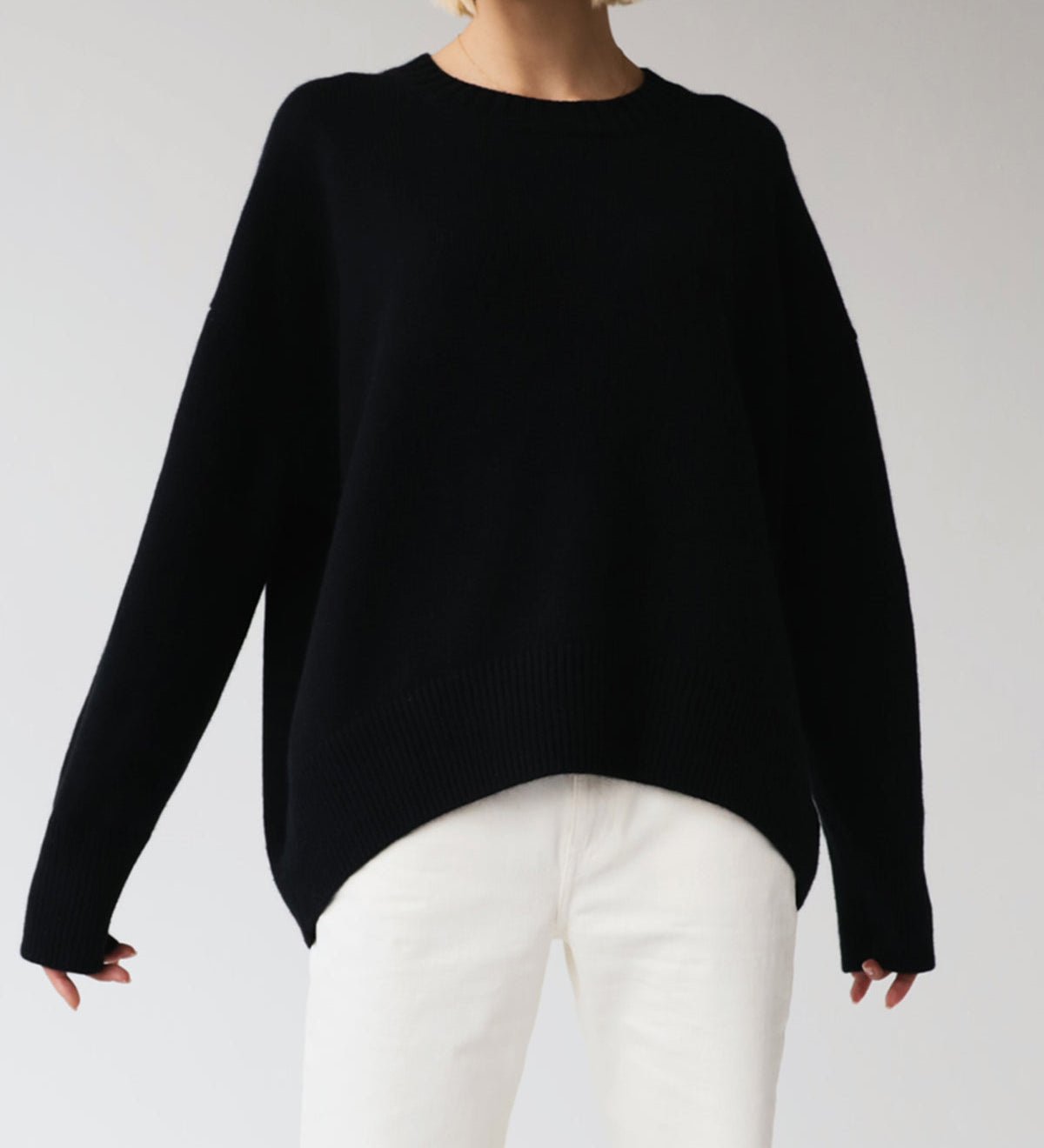 Orla | Oversized Crewneck Knit Sweater