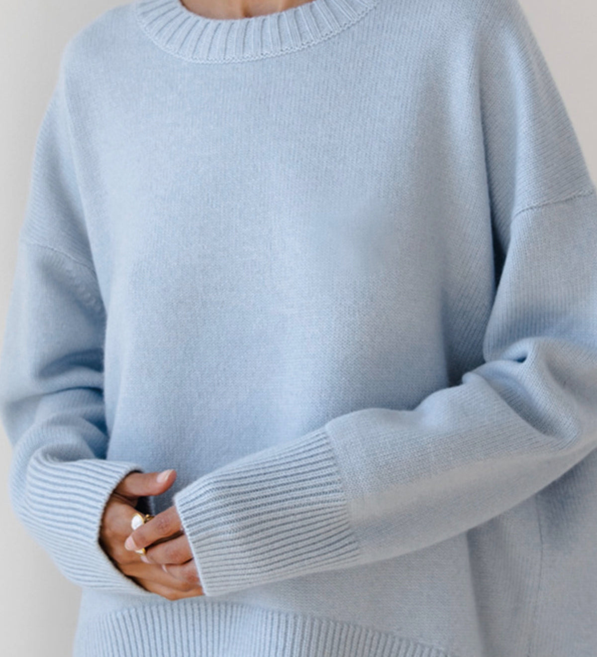Orla | Oversized Crewneck Knit Sweater