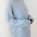 Orla | Oversized Crewneck Knit Sweater