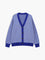 Nadia | Chevron Cardigan with Contrast Buttons