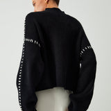 Faye | Oversized Mock Neck Sweater
