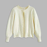 Octavia | Pearl-Embellished Cardigan