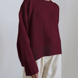 Orla | Oversized Crewneck Knit Sweater
