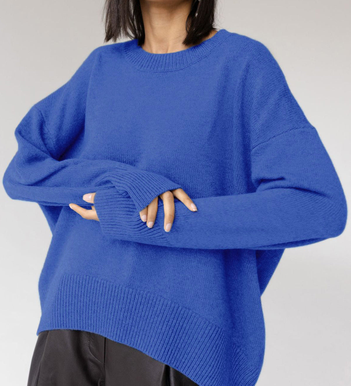 Orla | Oversized Crewneck Knit Sweater