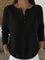 Helena | Buttoned Henley Knit Jumper