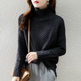 Bethany | Women's Cable Knit Turtleneck Jumper