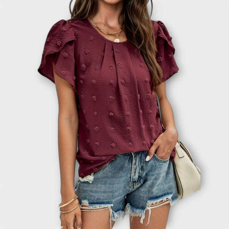 Laura | The Ideal Polka Dot Blouse