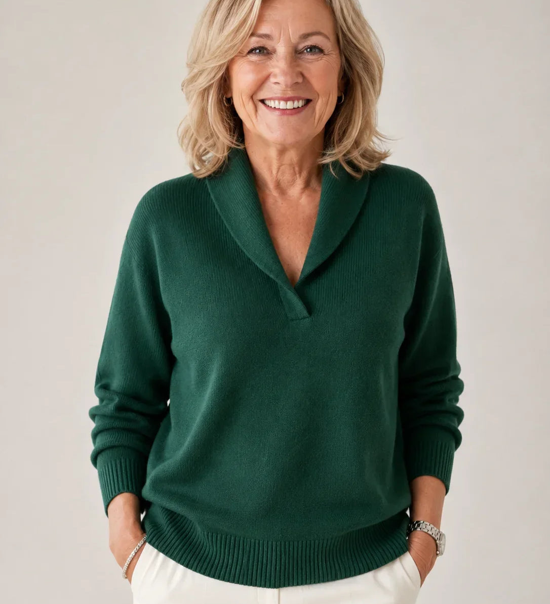 Antonine | Women's Soft V-Neck Jumper