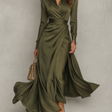 WINIFRED | Wrap Envelope Maxi Dress