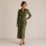 WINIFRED | Wrap Envelope Maxi Dress