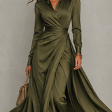 WINIFRED | Wrap Envelope Maxi Dress