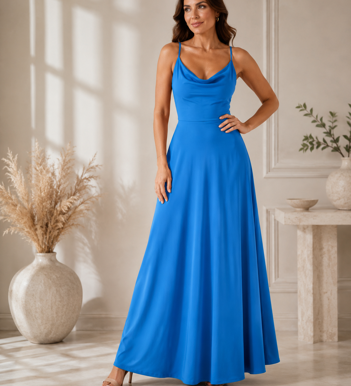 CELESTE | Strapless Romantic Maxi Dress