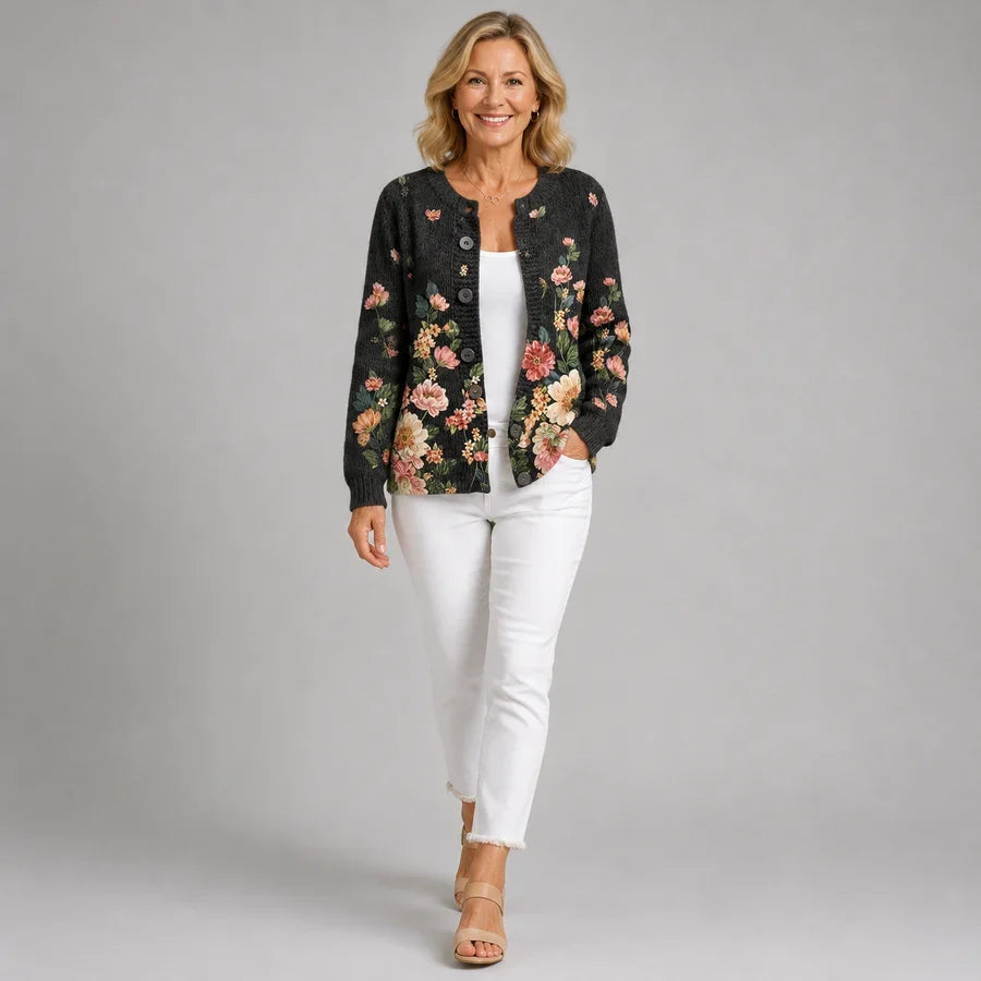 Kivara | Vintage Floral Cardigan