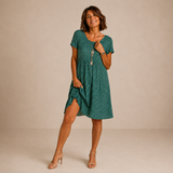 FLORA | Elegant Summer Midi Dress