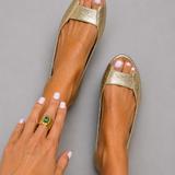 Adeline - Chic Golden Sandals
