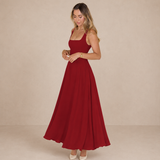 DAISY | Square Neck Midi Dress