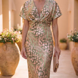 HAZEL | Wrap Waist Midi Dress