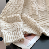 Jane | Women's Crew Neck Cable Knit Jumper