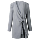 Diana | Women's Wrap Tie Waist Sweater