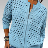 Clara | Elegant Breathable Openwork Knit Cardigan