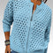 Clara | Elegant Breathable Openwork Knit Cardigan