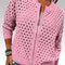 Clara | Elegant Breathable Openwork Knit Cardigan