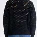 Clara | Elegant Breathable Openwork Knit Cardigan