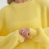 Cindy | Women's Textured Crewneck Sweater