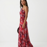 VICTORIA | Draped Off-Shoulder Maxi Dress