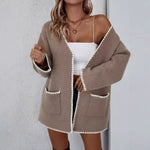 Hazel | Long-Sleeve Open-Front Cardigan with Pocket Detail