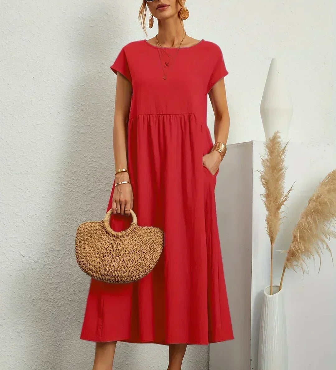 ISABEL | Relaxed Fit Midi Dress